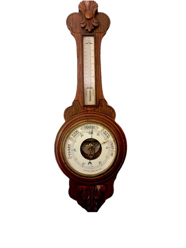 Antique banjo barometer - banjo,