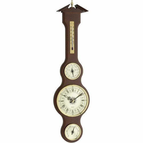 Mahogany banjo barometer - banjo,