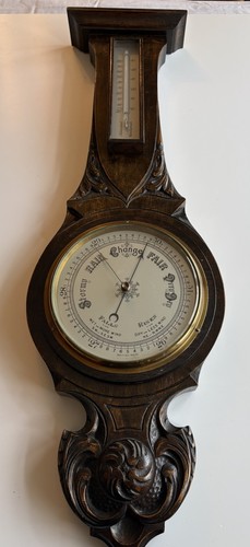 1950s vintage carved oak - vintage, banjo