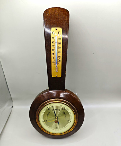Vintage wall mounted barometer - wall,