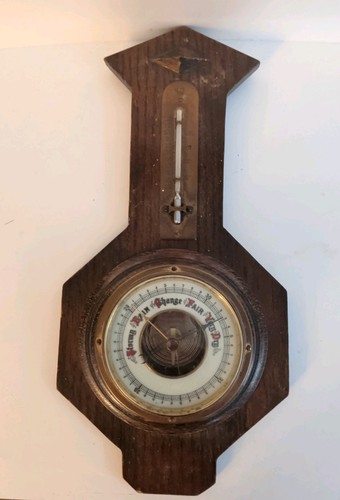 Vintage antique oak banjo - oak,