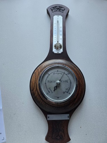 Vintage banjo barometer with - vintage,