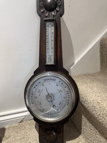 Oak cases banjo barometer - oak,