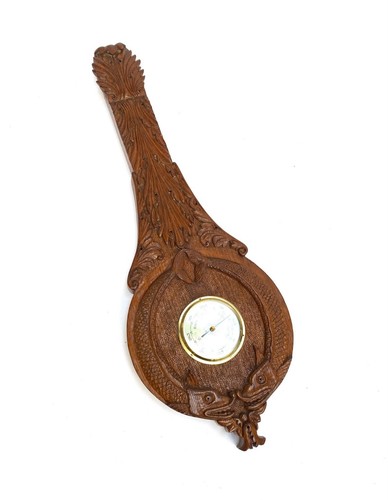 Unique carved oak - carved, banjo